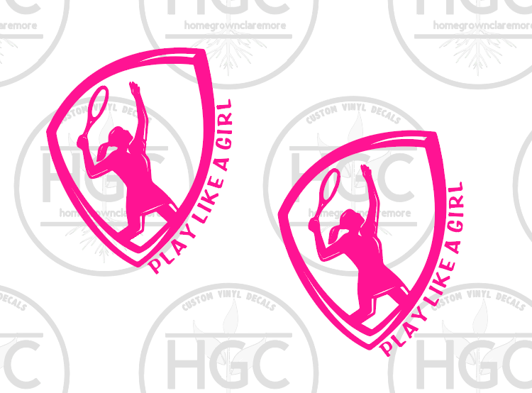 Thumbnail: 2 Pack -  Tennis - Play Like a Girl