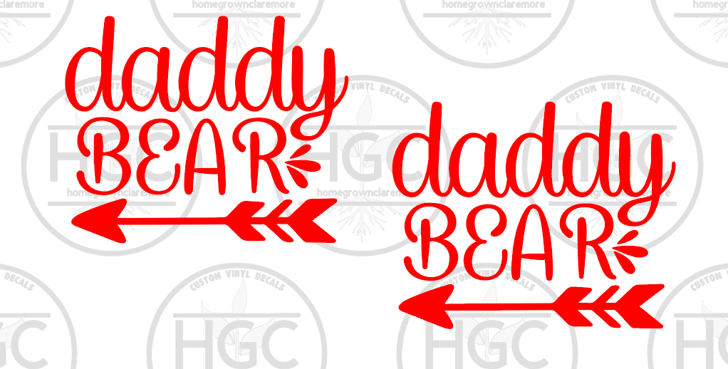 2 Pack - Daddy Bear