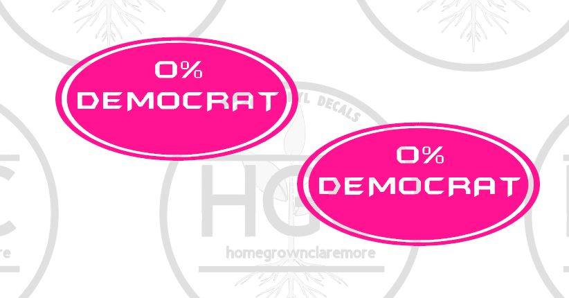Thumbnail: 2 Pack - 0% Democrat