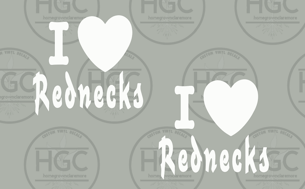 Thumbnail: 2 Pack - I Love Rednecks Cowboys