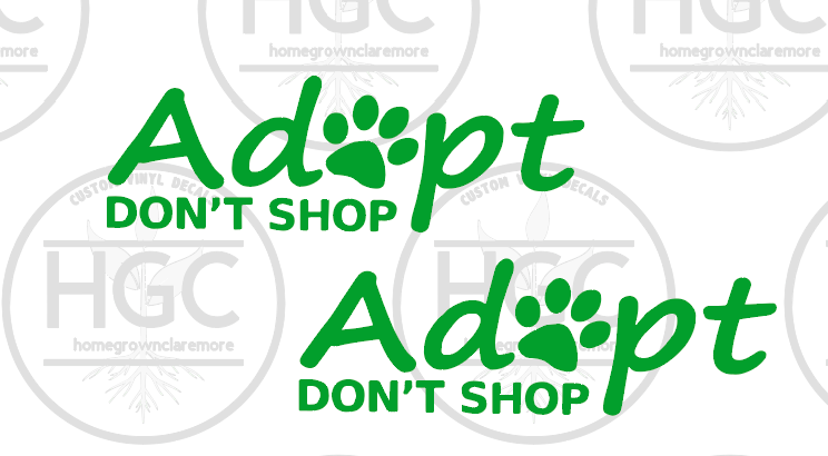 Thumbnail: 2 Pack -  Adopt - Don't Shop, Pet Adoption