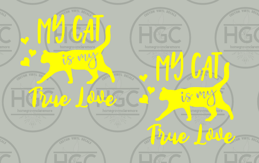 Thumbnail: 2 Pack - My Cat is My True Love
