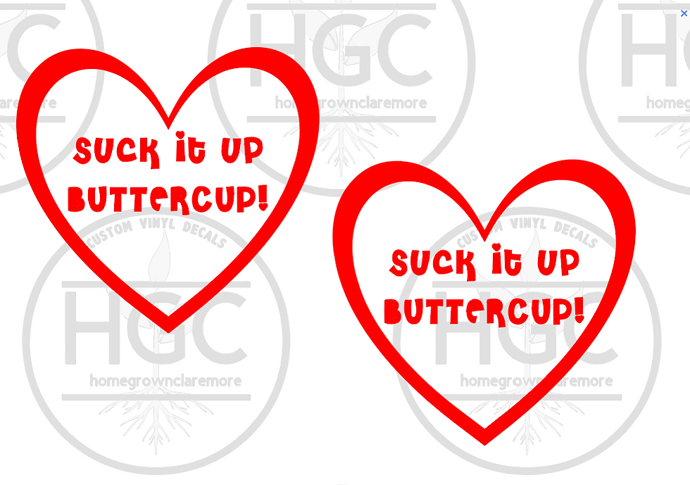 Thumbnail: 2 Pack - Suck it up Buttercup