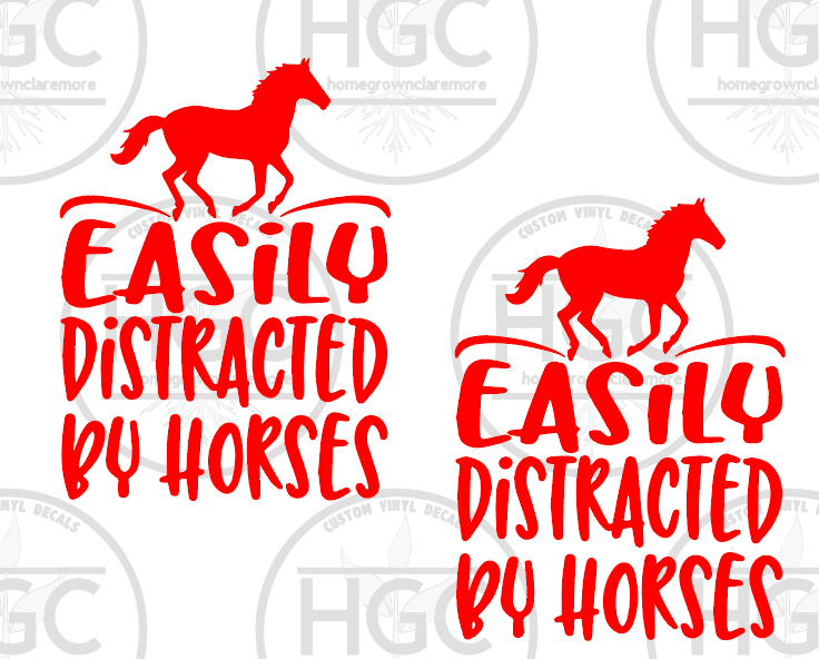 Thumbnail: 2 Pack -  Easily Distracted by Horses