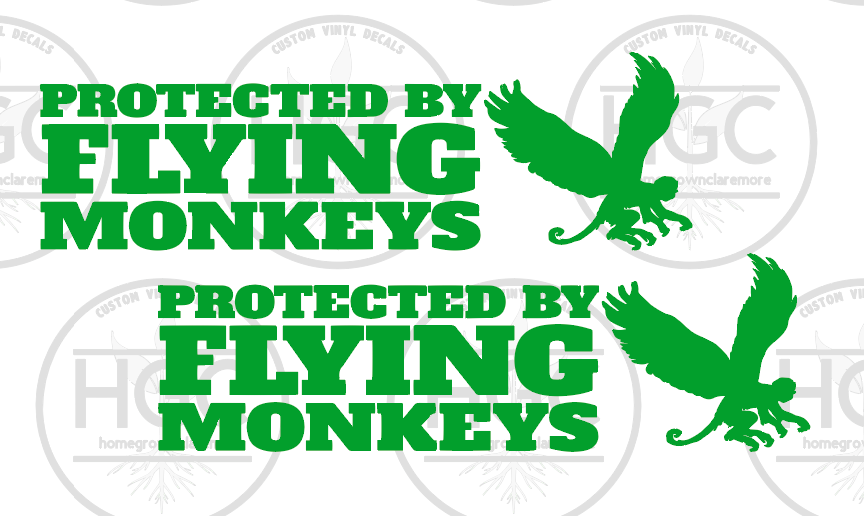 Thumbnail: 2 Pack -  Protected by Flying Monkeys