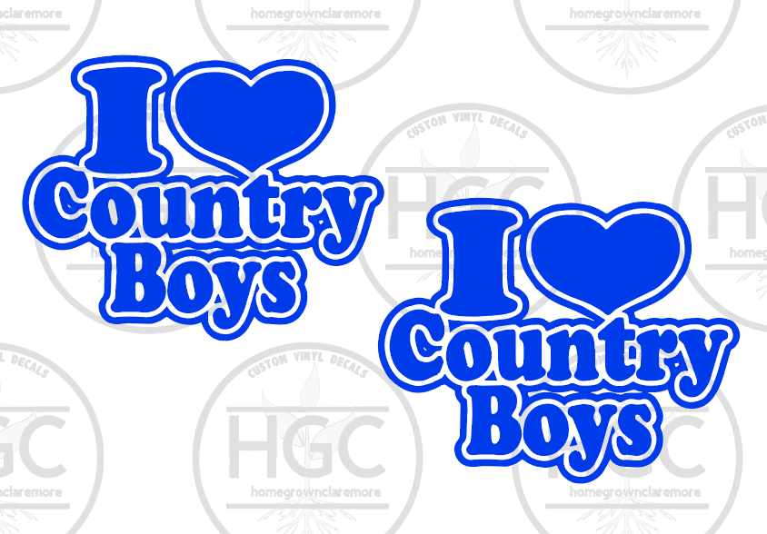 Thumbnail: 2 Pack -  I Love Country Boys