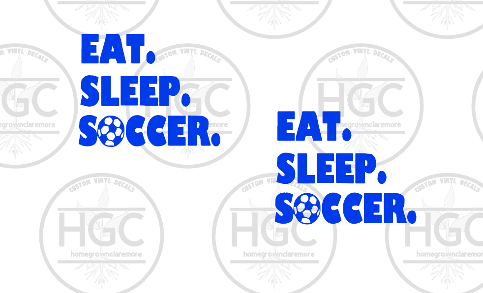 2 Pack -  Eat Sleep Soccer