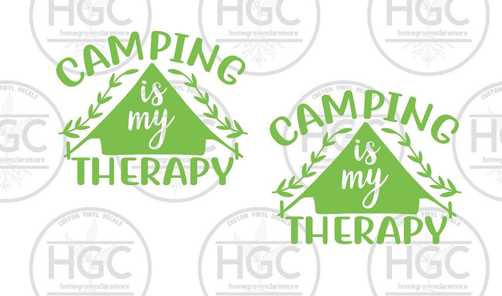 Thumbnail: 2 Pack -  Camping is My Therapy