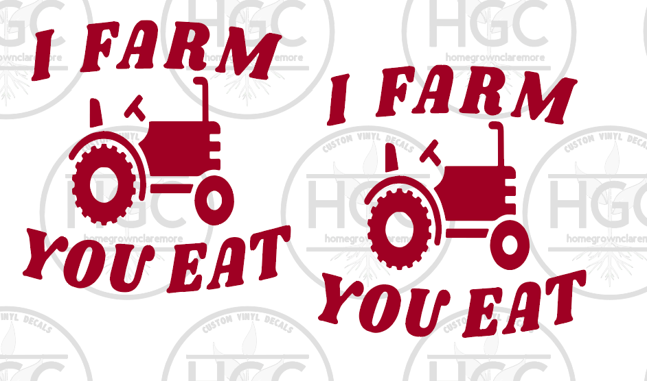 Thumbnail: 2 Pack -  I Farm You Eat