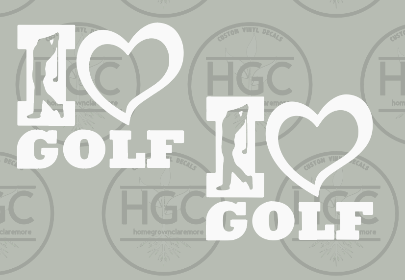 Thumbnail: 2 Pack -  I Love Golf