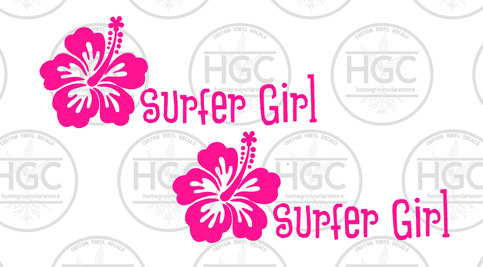 Thumbnail: 2 Pack -  Surfer Girl Hibiscus