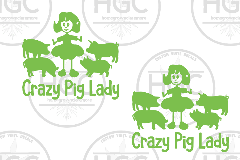 Thumbnail: 2 Pack -  Crazy Pig Lady