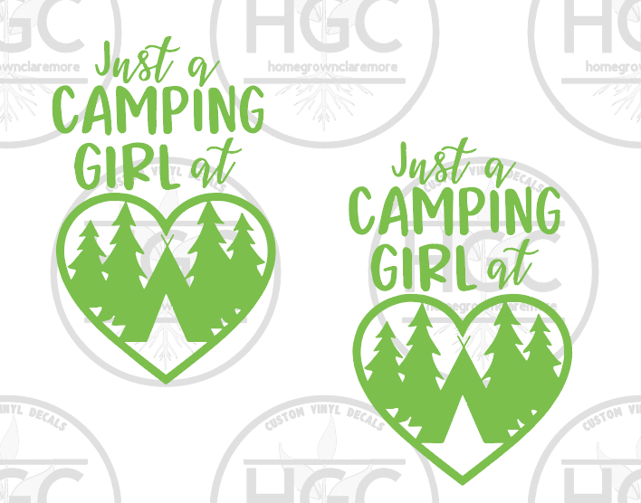 Thumbnail: 2 Pack -  Just a Camping Girl At Heart
