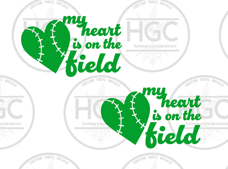 Thumbnail: 2 Pack -  My Heart is on The Field - Baseball Kids