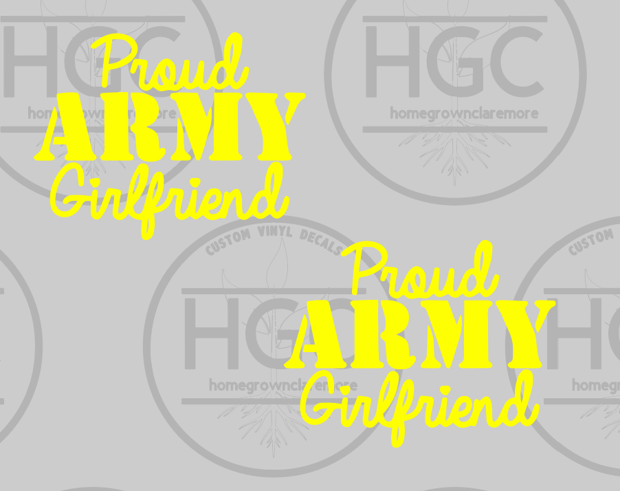 Thumbnail: 2 Pack - Proud Army Girlfriend
