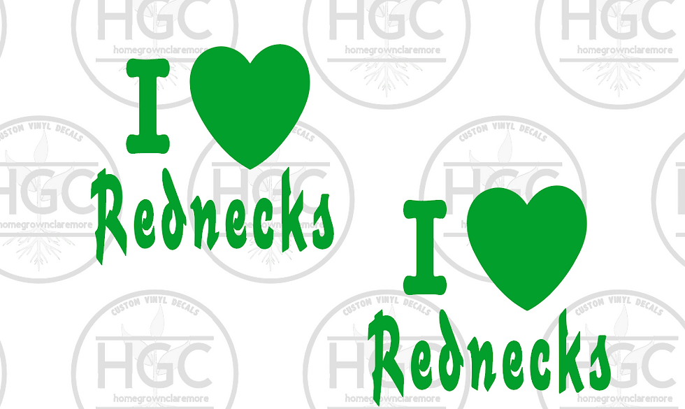 Thumbnail: 2 Pack - I Love Rednecks Cowboys