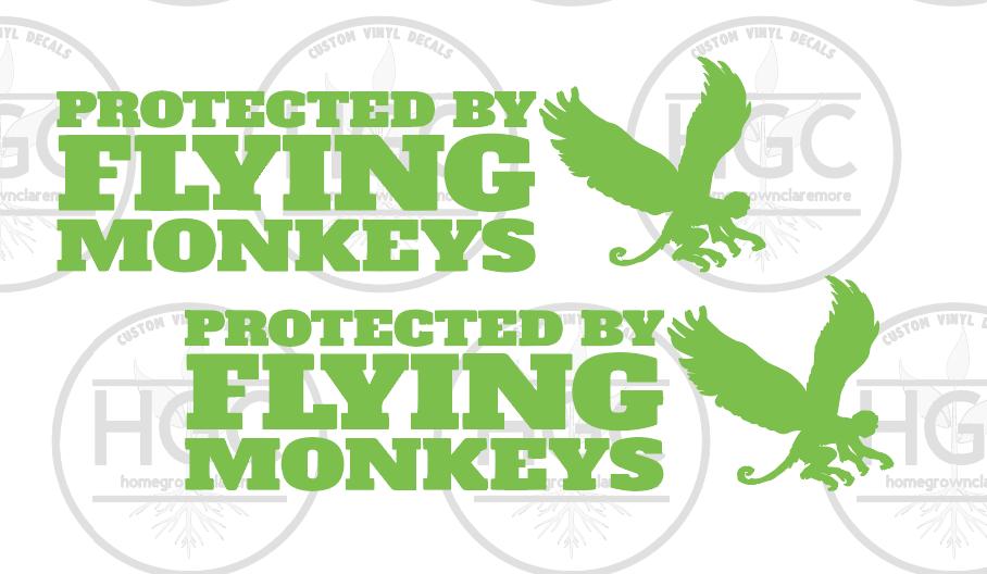 Thumbnail: 2 Pack -  Protected by Flying Monkeys