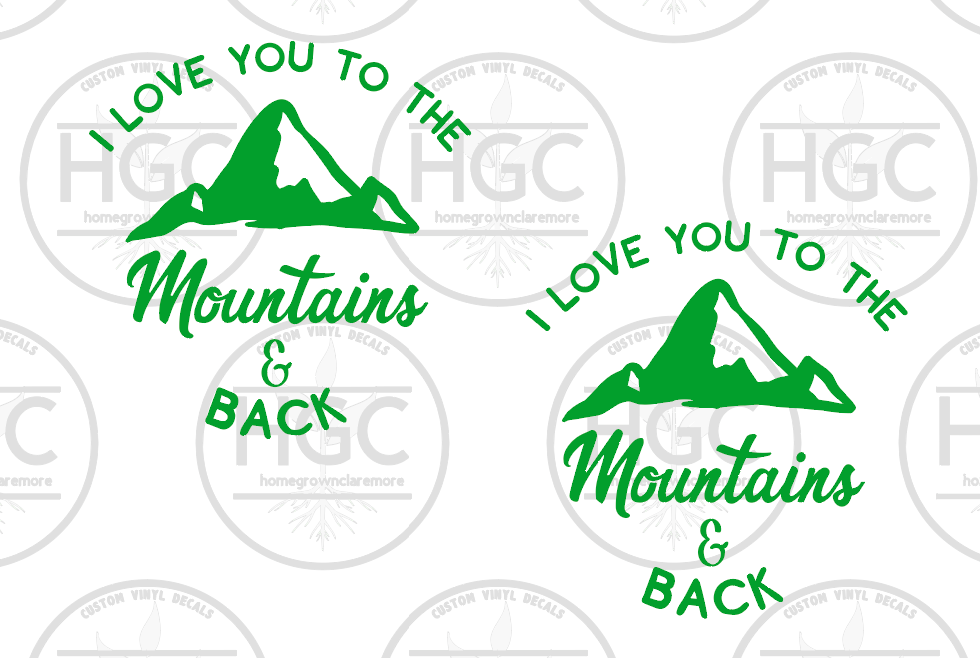 Thumbnail: 2 Pack - I Love You to The Mountains and Back