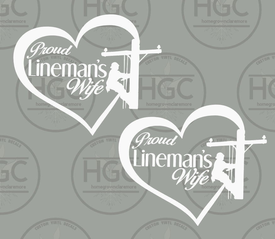 Thumbnail: 2 Pack -  Proud Lineman's Wife