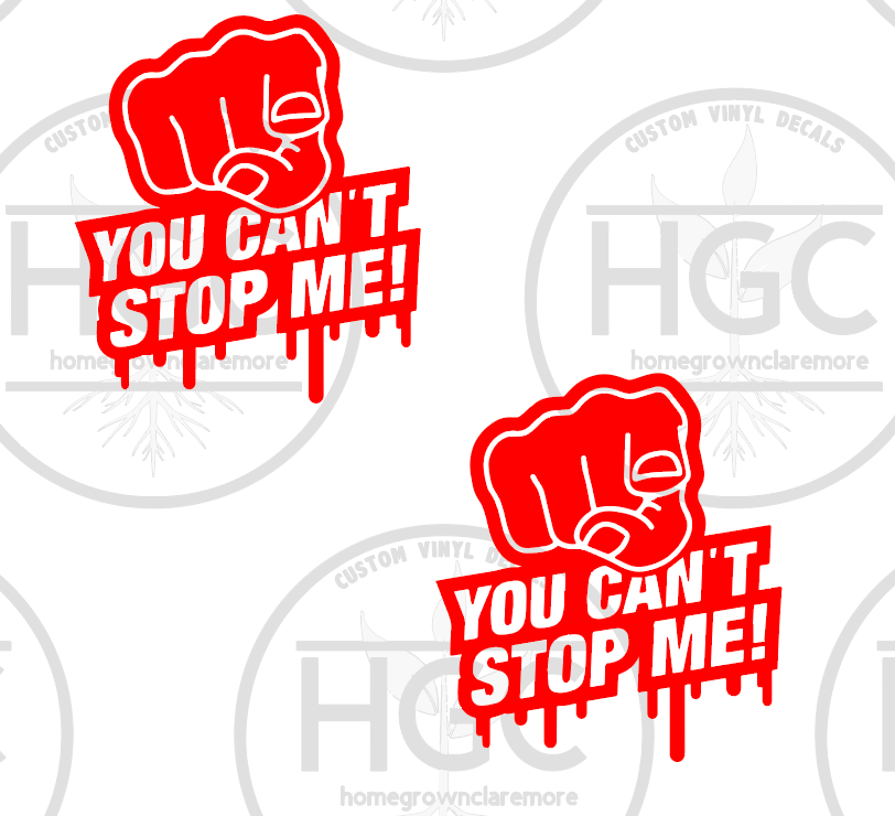 2 Pack - You Can't Stop Me