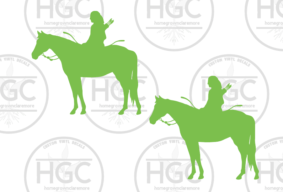 Thumbnail: 2 Pack - Native American on Horseback