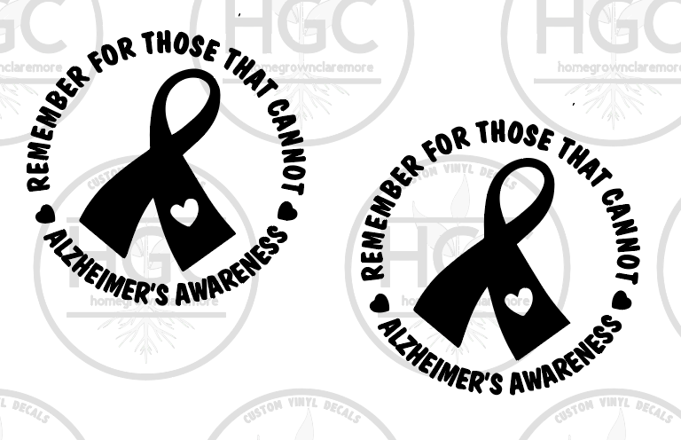 Thumbnail: 2 Pack -  Remember for Those who Can't Alzhiemer's Awareness