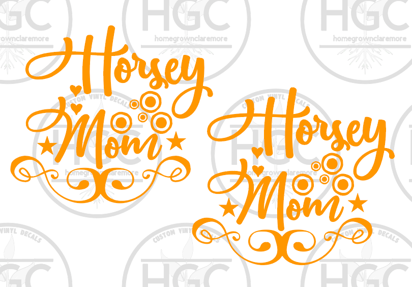 Thumbnail: 2 Pack - Horsey Mom - I Love Horses