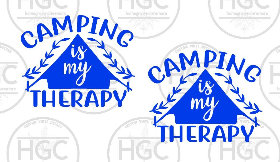 Thumbnail: 2 Pack -  Camping is My Therapy