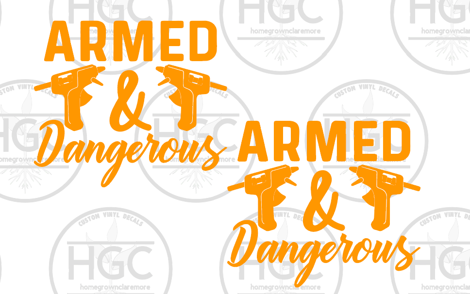 Thumbnail: 2 Pack -  Armed and Dangerous with Glue Guns
