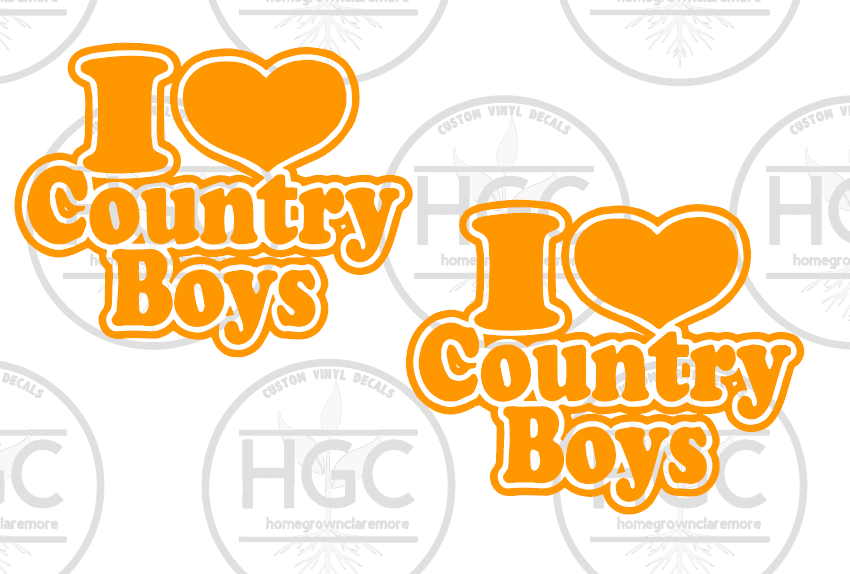 Thumbnail: 2 Pack -  I Love Country Boys