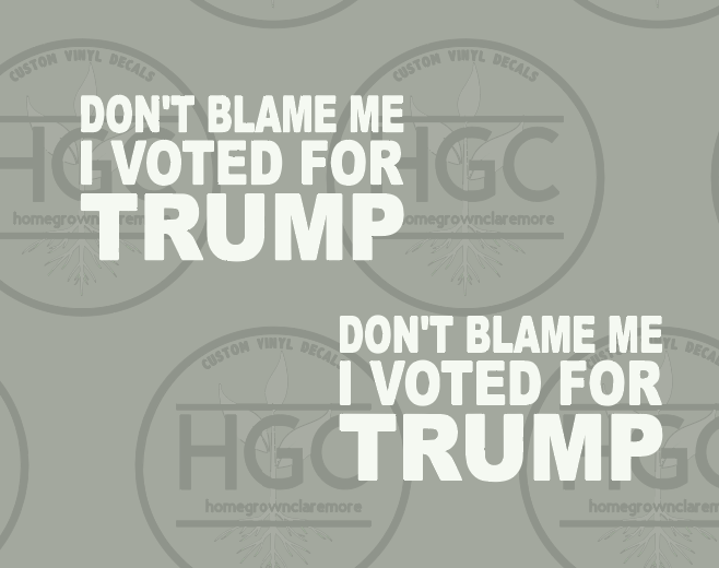 Thumbnail: 2 Pack -  Don't Blame Me , I Voted for Trump