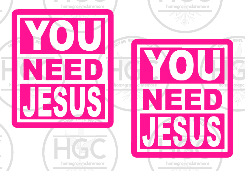 Thumbnail: 2 Pack -  You Need Jesus
