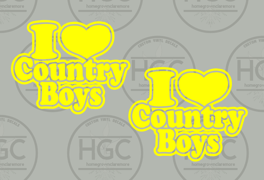 Thumbnail: 2 Pack -  I Love Country Boys