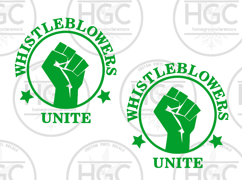 Thumbnail: 2 Pack -  Whistleblowers Unite - Stand up Against Corrupt Government