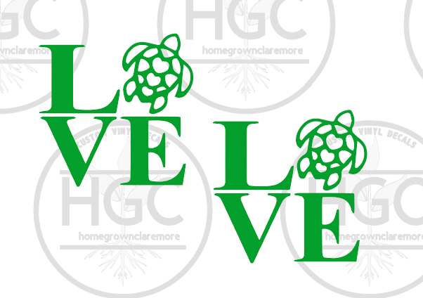 Thumbnail: 2 Pack -  I Love Sea Turtles