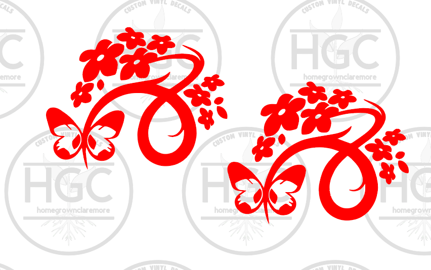 Thumbnail: 2 Pack -  Butterflies and Flowers