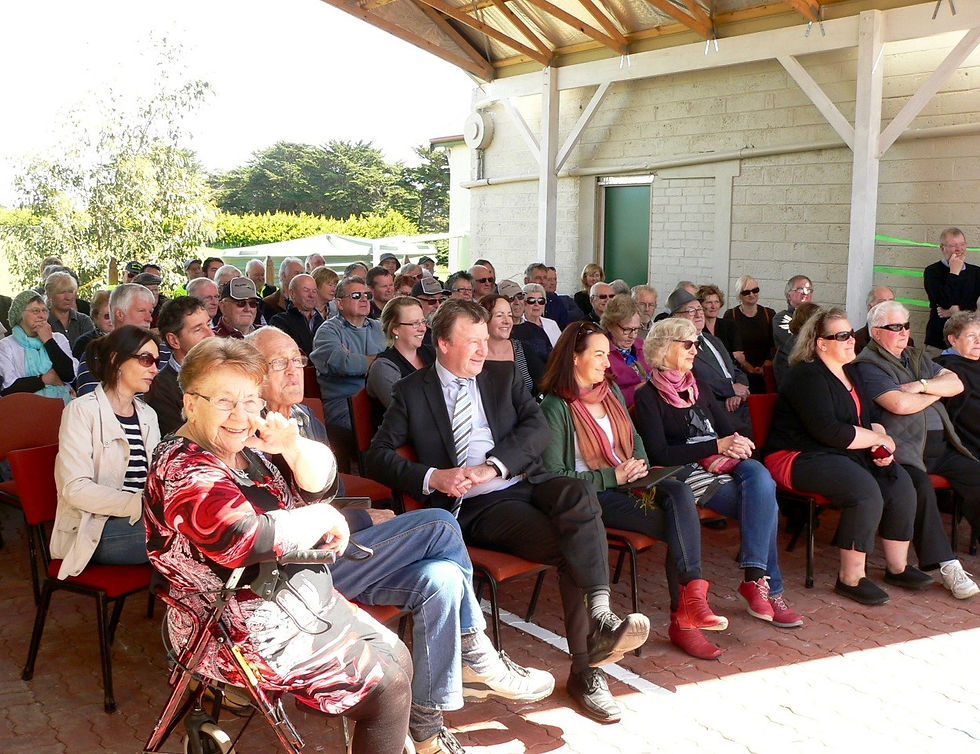 official opening men's shed