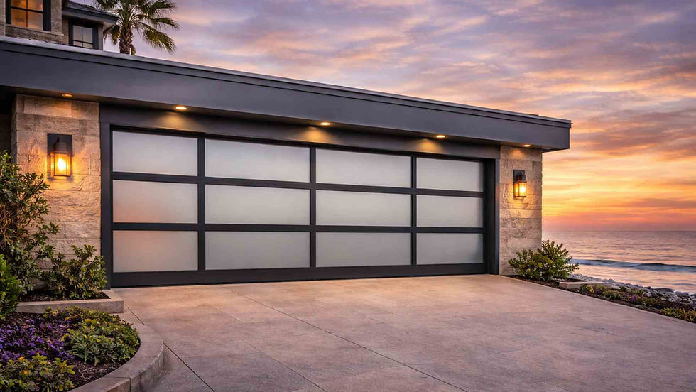 Garage Door Materials for Newport Beach Estates