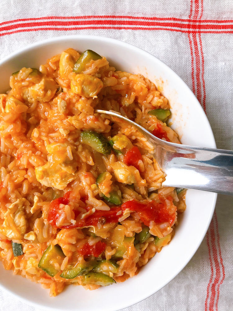 Onepot de riz basmati et poulet