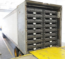 Plastic Pallets Shipping truck load
