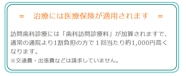 訪問歯科診療医療保険が