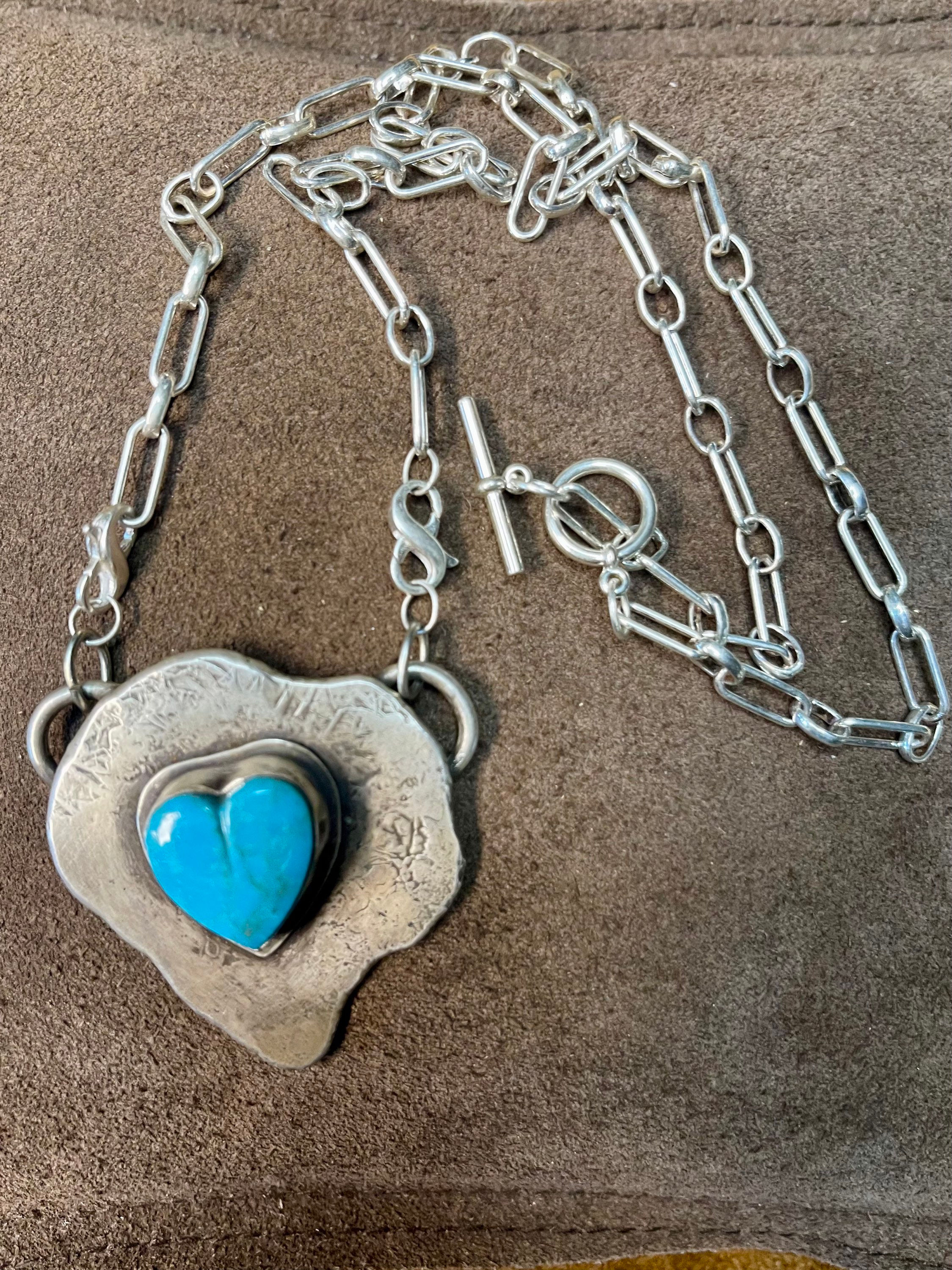 Turquoise + Sterling Silver Necklace