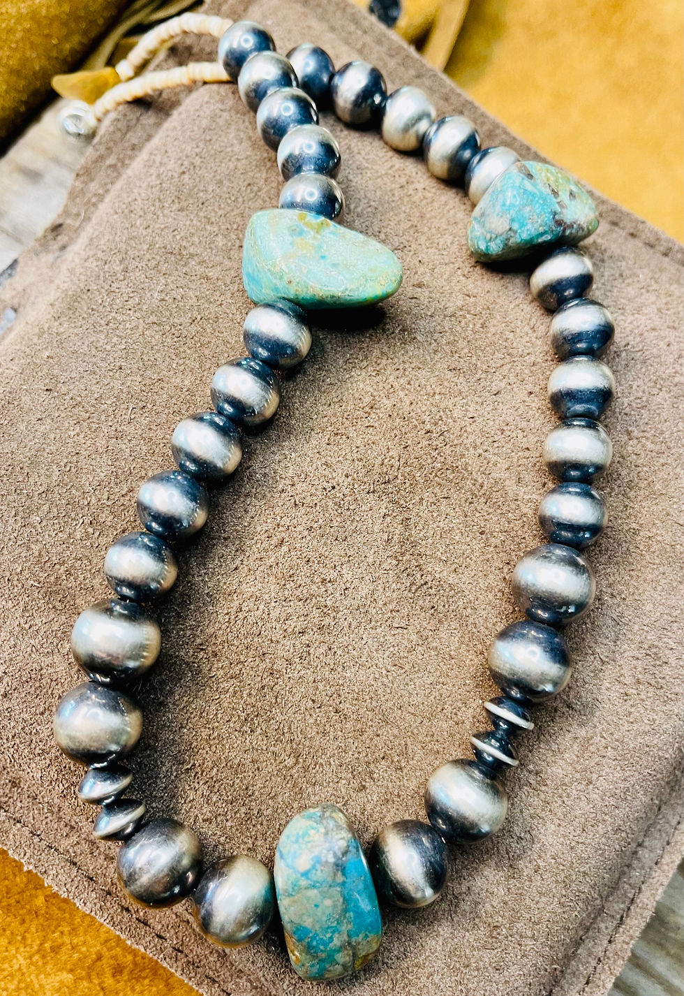 Thumbnail: Sterling Silver Pearl Necklace