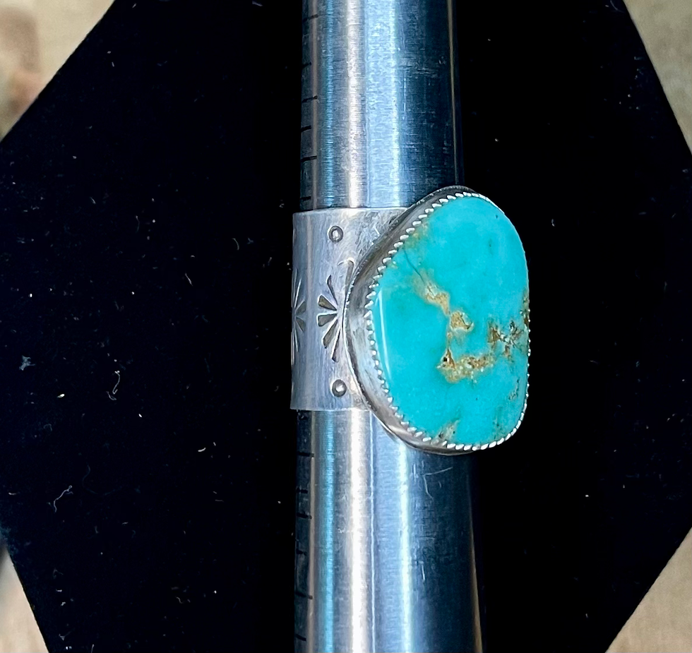 Thumbnail: Turquoise + Sterling Silver Ring