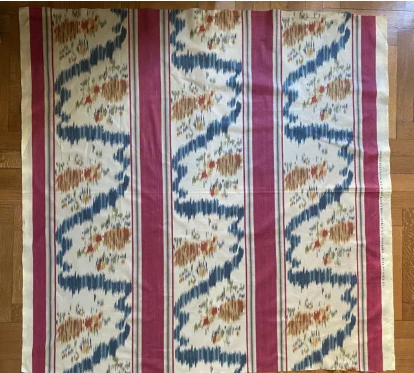 Miniature : Tissu ikat Guermantes de chez Le Manach