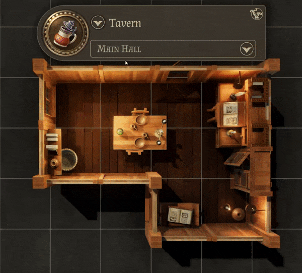 Swapping a Dungeon Alchemist room theme
