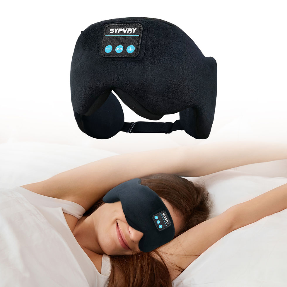 Miniatura: Máscara de dormir com fones de ouvido bluetooth 5.3 para dormir sombra de sono p