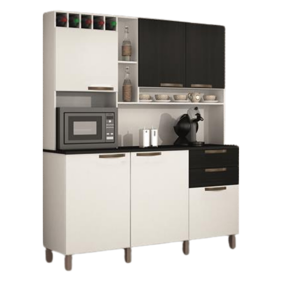 Miniatura: Kit Cozinha Topázio 6 Portas e 2 Gavetas