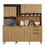 Miniatura: Kit Cozinha Topázio 6 Portas e 2 Gavetas