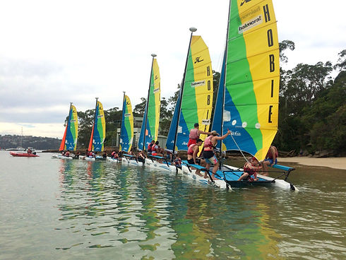 Corporate and large groups team bonding activities watersports Balmoral